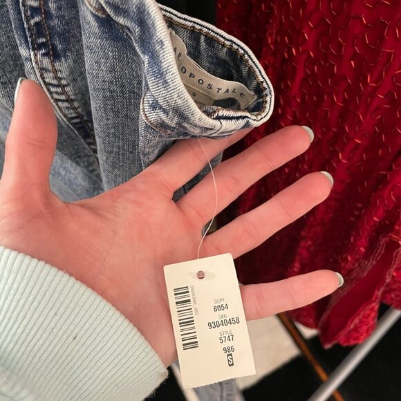 Aeropostle Denim Acid Washed Jean Dress Small - Picture 5 of 7